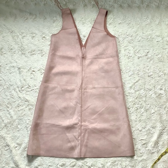 ZARA Suede Effect Dress - Picture 3 of 8